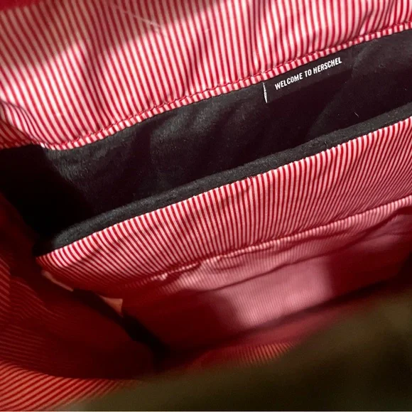 Herschel Supply Company Olive and Pink Salmon Backpack - Picture 13 of 16